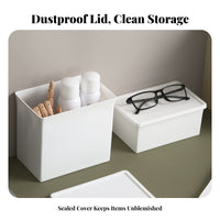 Compartment Container with Dividers transparent Design Lidded Compartment organizer