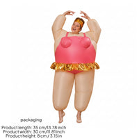 Inflate Inflatable Costume Funny Full-Body Suit Oversized Fancy Dress Adult for Adults, Halloween, Cosplay, Parties