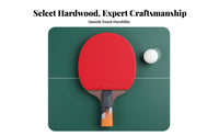 Table Tennis Paddle Storage Case Included Table Pong Racket High Table Tennis Racket for Beginners, Adults, Training, Competition, Indoor Games