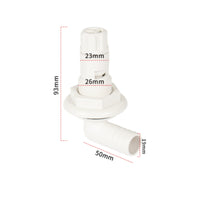Marine Valve with 90-Degree Elbow Easy-to-Install Hardware for Boat Owners, Live Well
