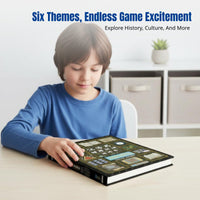 Kids Logic Tabletop Game, Brain Training Puzzle Toy, Immersive Reasoning Book Set for Ages 6-14