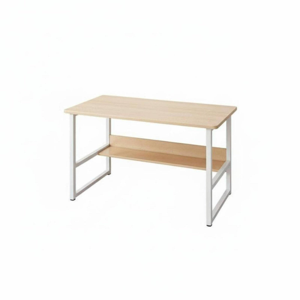 Integrated shelf unit Desk with Hutch Modern Design Computer Table Multi-Functional Workstation Ample Storage for Students, Teenagers, Home Workers, Bedroom, Study Room, Dormitory