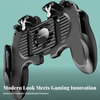 Responsive Ph Controller Game Controller with Fan Rechargeable Physical Button Ph Controller Brushless Engine for Gamers, Travel