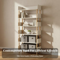 Multi-Layer Design Mobile Bookshelf With Wheels Movable Bookcase Space-Saving Mobile Storage Rack Multifunctional for Students, Kids, Living Room, Bedroom, Office