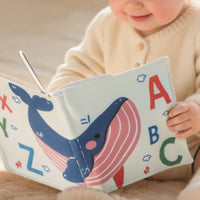 Thickened Alphabet Cloth Book Early Education Baby Letter Book Interactive Tear-Resistant for Babies, Toddlers, Playtime, Bedtime