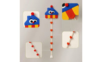 Stuffed Doll Display Strap Wall-Hanging Doll Hanger with Heart Decorations Adjustable Toy Display Hanger for Collectors, Bedroom, Dorm Room, Playroom