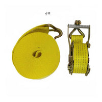 Long-Lasting Ratchet Tie-down Strap High-Strength Polyester Ratchet Lashing Belt Reinforced Stitching for Movers, Trailers, Transport