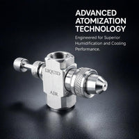 Install Fine Stainless Steel Spray Head, Adjustable Stainless Steel Misting Nozzle, Stainless Steel Spray Head Adjustable