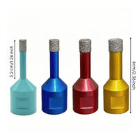 4 Pieces Diamond Hole Opener Clean-Cutting Hole Opener with M14 Thread Tool for Tilers, Masons, Angle Grinders, Stone
