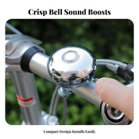 Easy To Install Cycle Bell Universal Fit Mountain Bike Bell Long-Lasting for Cyclists, Commuters, City Commuting, Leisure Riding, Outdoor