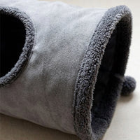 Extra Long Cat Tunnel with Suede Material, Foldable Bunny Tunnel for Indoor Play