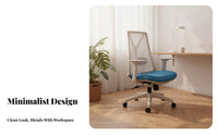 Ergonomic Mesh Rotating Chair Assist Office Furniture Reclining Function Computer Seat for Home Workers, Students, Study Room, Reception Area