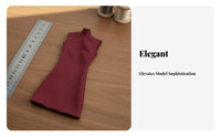 1/6 Scale Female Figure Clothes Non-Staining 1/6 Scale Trench Coat Elegant Design 12 Inch Figure Clothing Set for Collectors, Photography