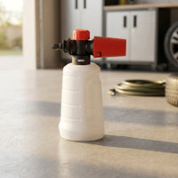 Spray Bottle for Car Cleaning and Detailing, Foam Sprayer for Car Washing with Foam Lance, 700ml Reinforced Nylon Dispenser Bottle, Green Nozzle