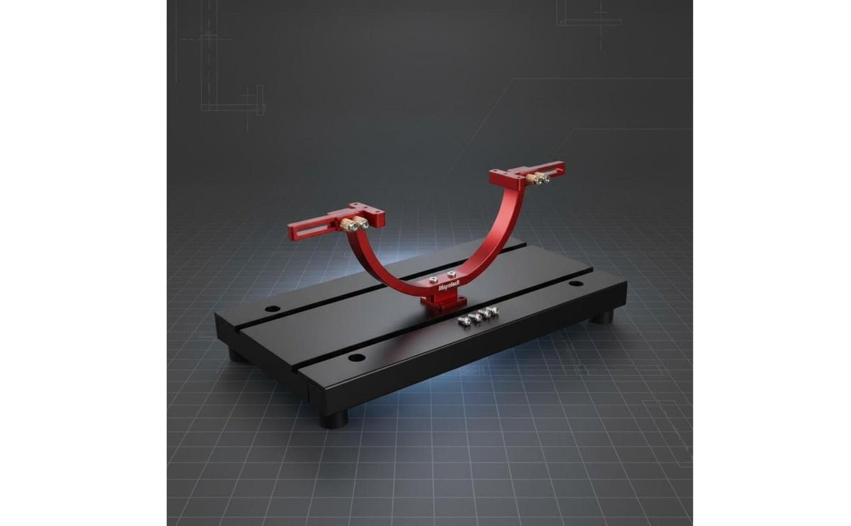 Ducted Fan Mounting Bracket High-Strength Aluminum Alloy Thrust Meter Ducted Fan Holder Anodized Finish RC Hobby Tool for Workshop