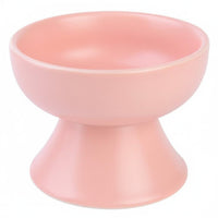 Japanese Design Ceramic Cat Food Dish Sturdy Base Ceramic Pet Dish Easy to Clean Elevated Feeding Station Lead and Cadmium without for Cats