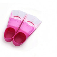 Short Swim Fins Flexible Silicone Swim Fins Soft for Pool Training, Snorkeling