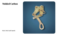 Multi-Functional Wire Rope Tensioner Drop Forged Steel Hooks Double Hook Come-Along Self-Locking Brake for Workshops, Port Terminals, Garage