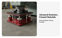 Wide Application Air Pneumatic Shock Absorber Noise Reduction Anti Vibration Mount Structural Stability Low Frequency Air Pneumatic Damper Long-Lasting for Mechanics, Mechanical Engineers, Maintenance Technicians, Manufacturing Facilities, HVAC Systems