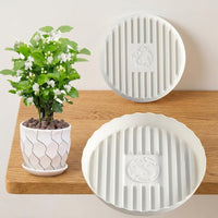 Plant Saucers and Round Drip Tray for Potted Plant, Heavy Duty Plant Trays, Deepened Simple Style Plant Pot Saucer for Outdoor Plants, 1 Pack