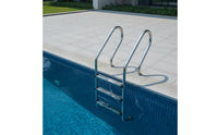 Stainless Steel Pool Ladder No-Embed-Embed Pool Ladder with Handrails Heavy Duty for Homeowners, Swimming Pools