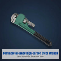 Pipe Wrench, Adjustable Heavy-Duty Pliers, Large Opening, Multi-Function Auto-Tightening Plumbing Tool for Home Installation