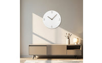 Silent Wall Clock Quiet Minimalist Wall Clock Operated for Light Sleepers, Uncluttered Aesthetic Fans, Bedroom