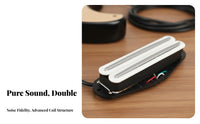Low Noise Single Coil Size Humbucker Humbucking Single Coil Sized Humbucker Hum Cancelling Hot Pickup High Output for Electric Guitarists, Musicians, DIY Enthusiasts, Instrument Repair, Live Performance, Studio Recording