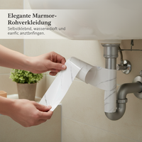 Self-Adhesive Pipe Cover Decorative Sticker for Kitchen Bathroom HVAC Pipes