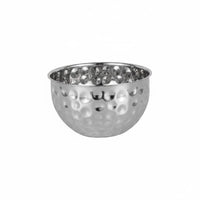 Easy to Clean Stainless Steel Mixing Bowl Long-Lasting Hammered Salad Bowl Rust Resistant Household Dishware Large Capacity for Bar, Karaoke, Party