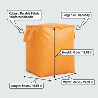 Heavy Duty Moving Packing Bag, Extra Large Zipped Bag, Jumbo Storage for Students, Heavy Duty Quilt Bag, Large Jumbo Storage Laundry