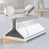 Vertical Stand, with Adjustable Width Aluminum Vertical Laptop Stand Compact Desktop Laptop Holder for Professionals