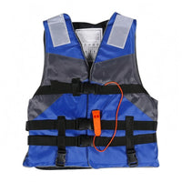 Buckle Closure Oxford Material Life Jacket Sleeveless Life Jacket Vest for Flooding Emergencies