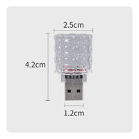 USB Light with Touch Control Decorative Lamp Lightweight for Vehicle Cabin
