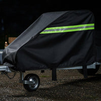 Towing Hitch Cover Reflective Strip Trailer Tow Bar Cover Dustproof Vehicle Accessory for Outdoor, Travel