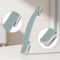 Smooth Suitcase Handle with Curved Grip Compact Suitcase Handle Replacement Stable Hardware Sturdy