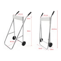 Outboard Motor Cart Portable Outboard Engine Trolley Wheels Motor Carrier Trolley for Workshop