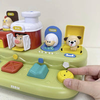 Interactive Toy with Music Operated Spring-up up Animal Toy Musical for Toddlers, Infants, Playroom, Classroom, Daycare