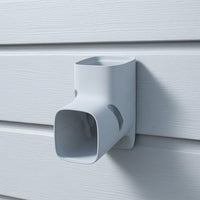 White PVC Air Conditioner Pipe Cover Decorative Concealment Protection Sleeve for Central AC Copper Tube Hiding and Beautification