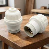 Ceiling Light and Pendant Light for Home Office, E27 Lamp Holder and Bulb Holder, Heat Resistant E27 Lamp Screw Base, Ceramic Porcelain