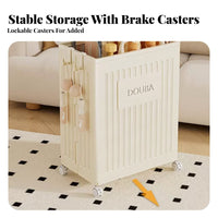 Mobile fitness Equipment Cart Large Capacity Household Storage With Side attachments