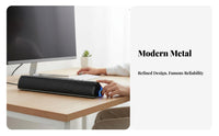 sleek Bluetooth Speaker Plug and Play Desktop Soundbar Portable Design Computer Peripheral for PC Users, Music Lovers, Bedroom, Gaming Setup, Travel