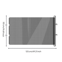 Roll-up Retractable Pet Gate Wall-Mounted Mesh Pet Gate Space-Saving Safe for Apartments