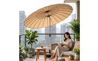 Patio Umbrella with Water Tank Base Stable Patio Umbrella with Base Windproof for Garden, Poolside, Cafe