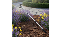 6 Tine Garden Rake Hoe Heavy Duty 6 Tine Garden Hoe Screw-Fixed Connection Manual Weeding Rake