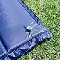 Air Bed and Self-Inflating Air Mattress with Integrated Pillow, Portable Camping Mat for Single Person, 180*60*3cm Sleeping Mat, Waterproof Mat