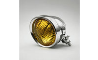 Motorcycle Headlight with Glass Lens H4 Motorcycle Headlight Front Lamp 12V Light Metal for Motorcyclists, Custom Builds
