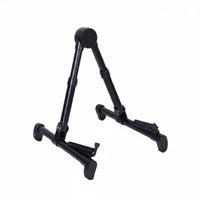 Stable Triangular Design Foldable Guitar Stand Aluminum Alloy Triangular Stand Guitar Stand Silicone Padding Adjustable for Guitarists, Musicians, Home Studio, Practice Room, Stage Performance