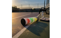 6 Pieces Black End Caps Plastic Badminton Shuttlecocks Multi-Colored Foam Head Shuttlecocks Shuttlecock Tube Set