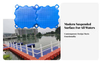 Water Scooter Dock Pontoon Long-Lasting Polyethylene Buoyant Dock Buoy Interchangeable Buoyant Block High Buoyancy Plastic